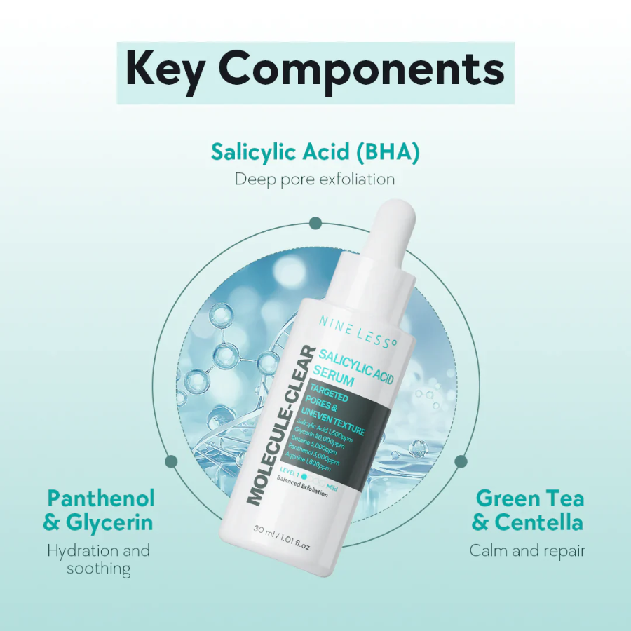 [NINE LESS] Molecule-Clear Salicylic Acid Serum 30ml