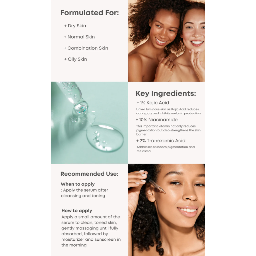 [NINE LESS] B-Boost 1% Kojic Acid Serum 30ml