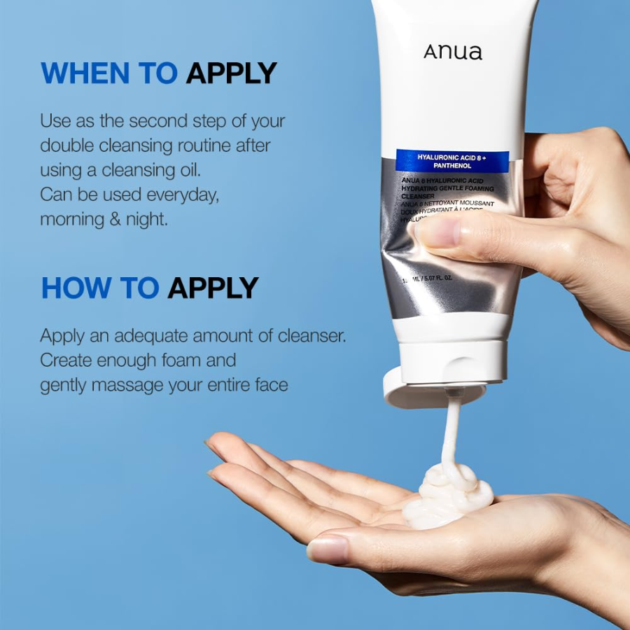 [ANUA] 8 Hyaluronic Acid Hydrating Gentle Foaming Cleanser 150ml