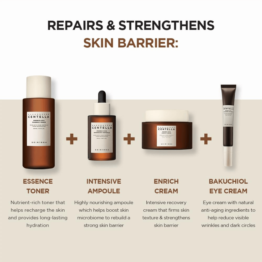 [SKIN1004] Madagascar Centella Probio-Cica Enrich Cream 5 muestras de 1.5 ml c/u