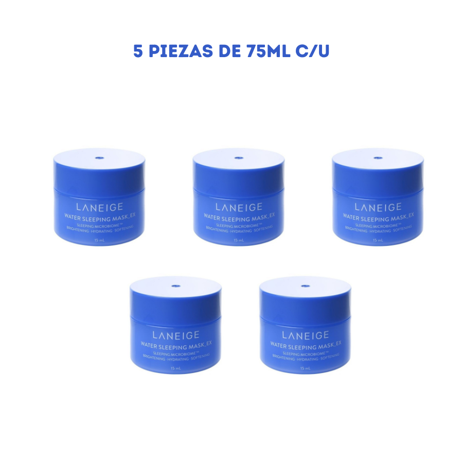 [LANEIGE] Water Sleeping Mask 5 pzs de 15ml c/u