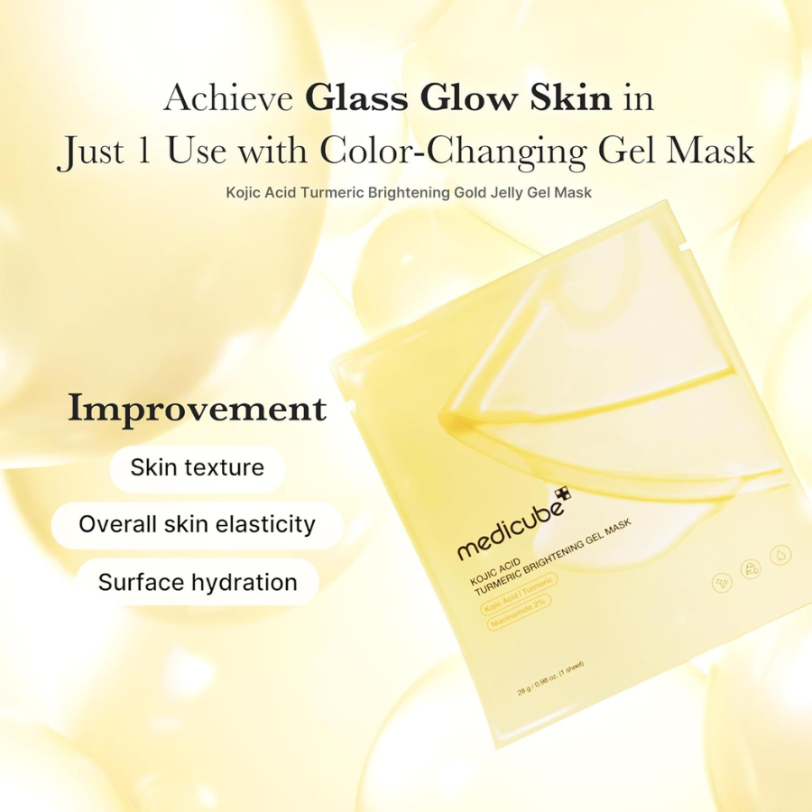 [MEDICUBE] Kojic Acid Turmeric Brightening Gel Mask 1 pz