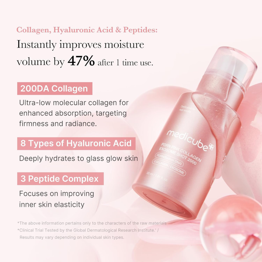 [MEDICUBE] PDRN Pink Exosome Shot Serum 30ml