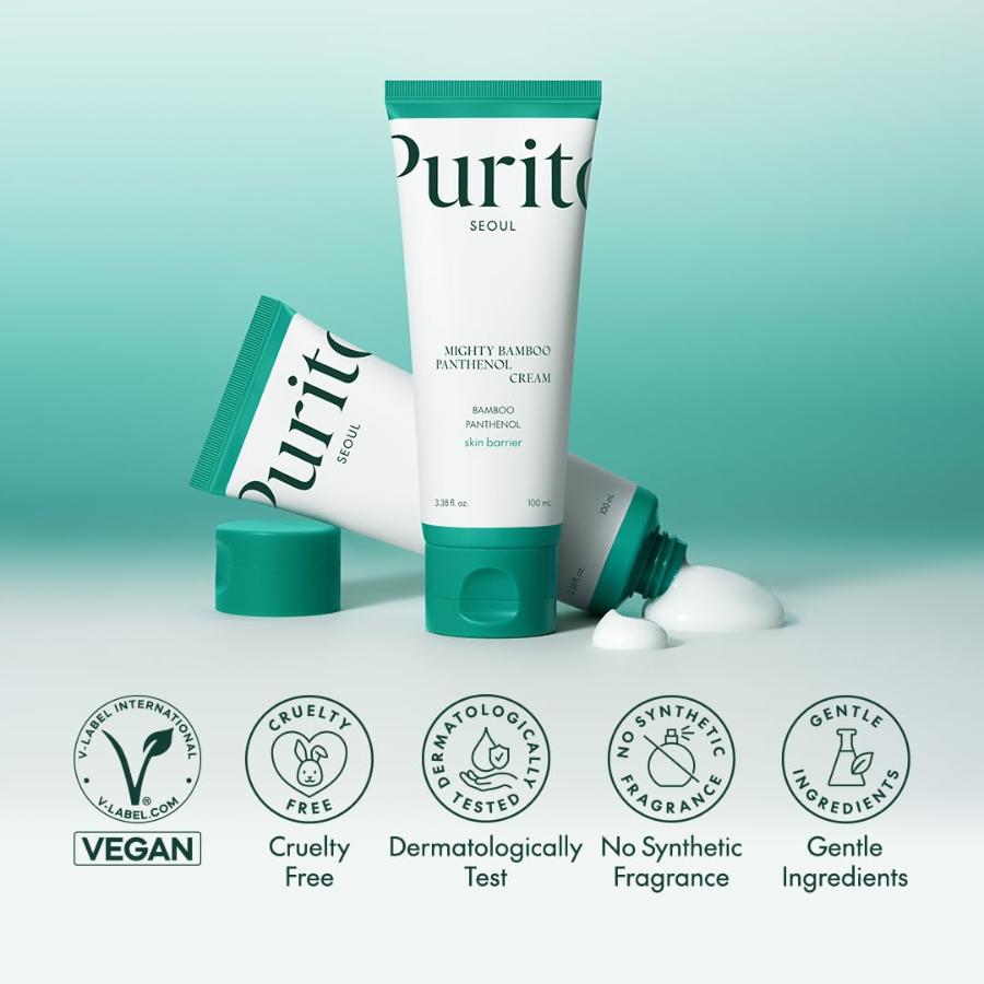 [PURITO] Mighty Bamboo Panthenol Cream 100ml (Antes B5 Panthenol Re-Barrier Cream)