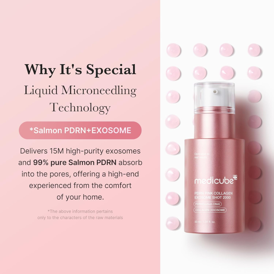 [MEDICUBE] PDRN Pink Exosome Shot Serum 30ml