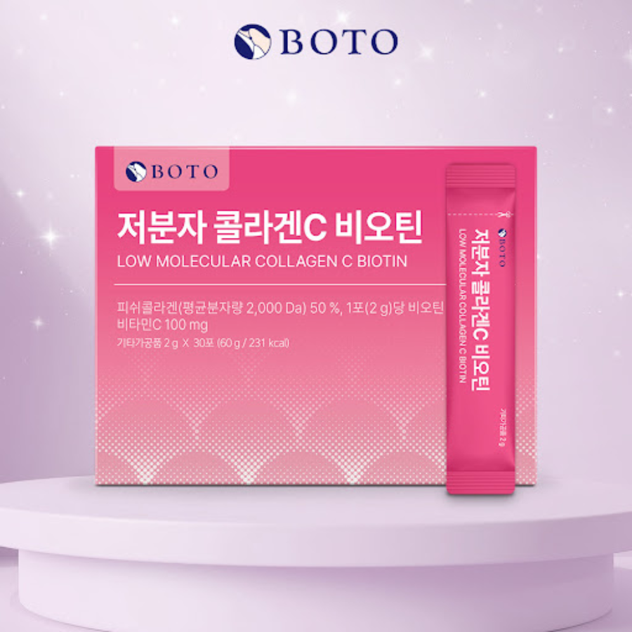 [BOTO] Low Molecular Collagen C Biotin [2g x 30 sticks]