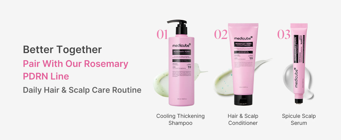 [MEDICUBE] ROSEMARY PDRN COOLING THICKENING SHAMPOO 400ml