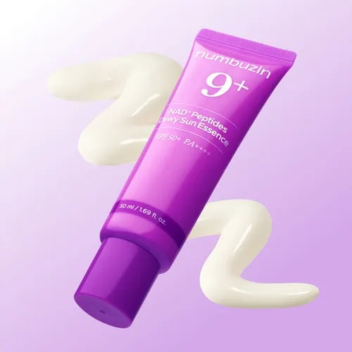 [NUMBUZIN] No.9 NAD+ 9 Peptides Dewy Sun Essence SPF50+ PA++++