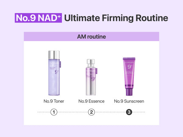 [NUMBUZIN] No.9 NAD+ 9 Peptides Dewy Sun Essence SPF50+ PA++++