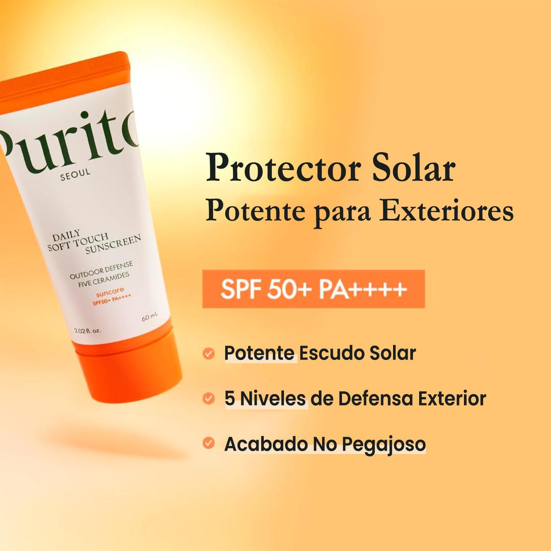 [PURITO SEOUL] Daily Soft Touch Sunscreen (Renewer) 60ml