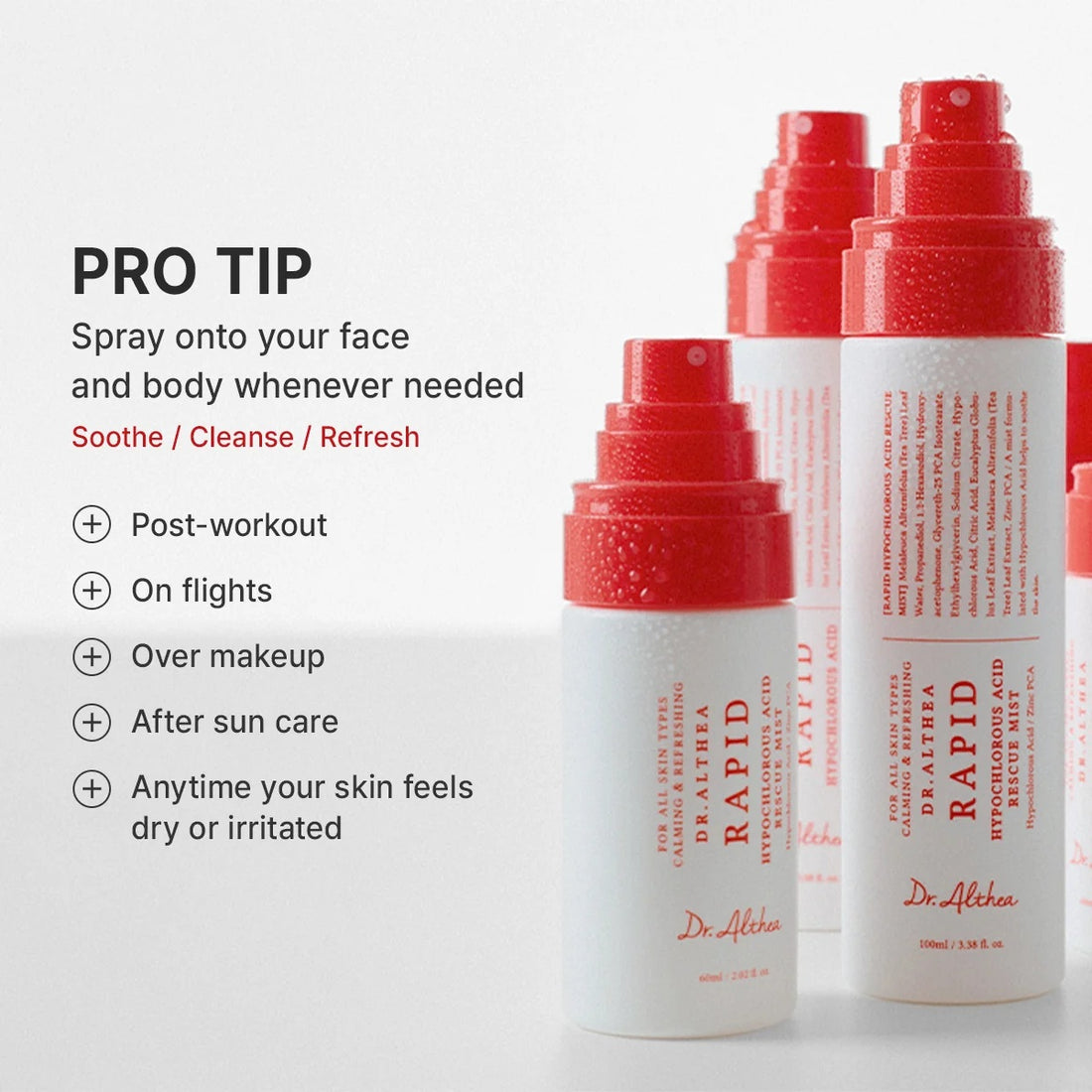 [DR.ALTHEA] Rapid Hypochlorous Acid Rescue Mist